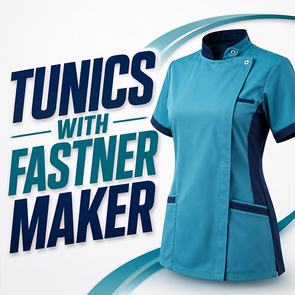 Tunic with Fastener Manufacturer