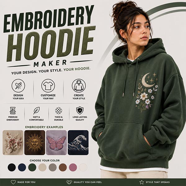 Embroidery Hoodie Manufacturer