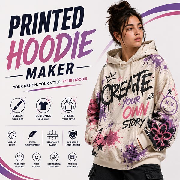 Printed Hoodie Manufacturer