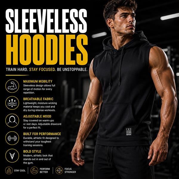 Sleeveless Hoodies